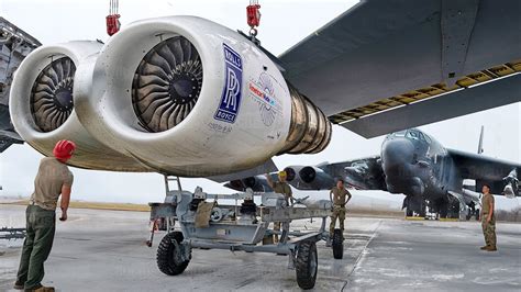 B-52's turbojet engines